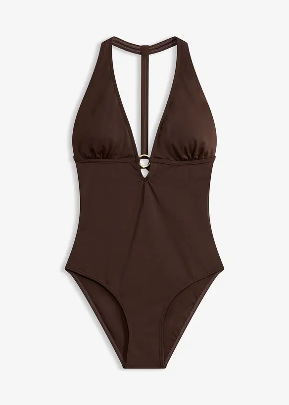 Costume intero con scollatura profonda a V, bonprix