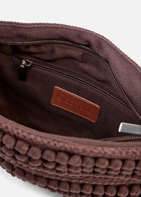 Borsa a tracolla in tessuto, bonprix