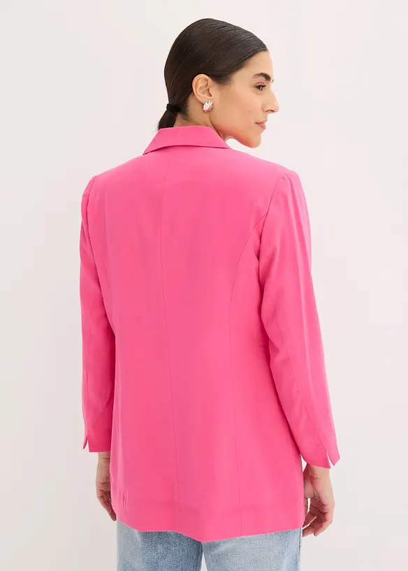 Blazer lungo in misto viscosa, bonprix
