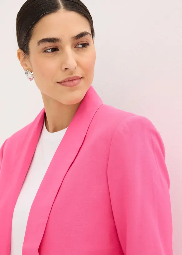 Blazer lungo in misto viscosa, bonprix
