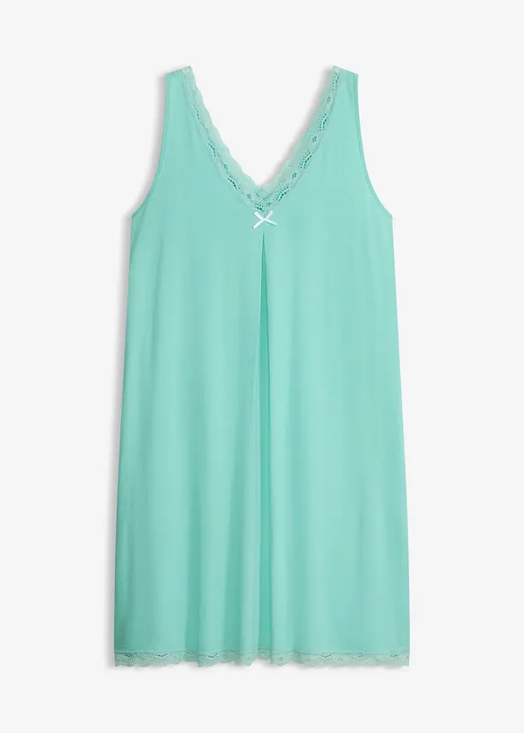 Camicia da notte corta in misto viscosa morbido, bonprix