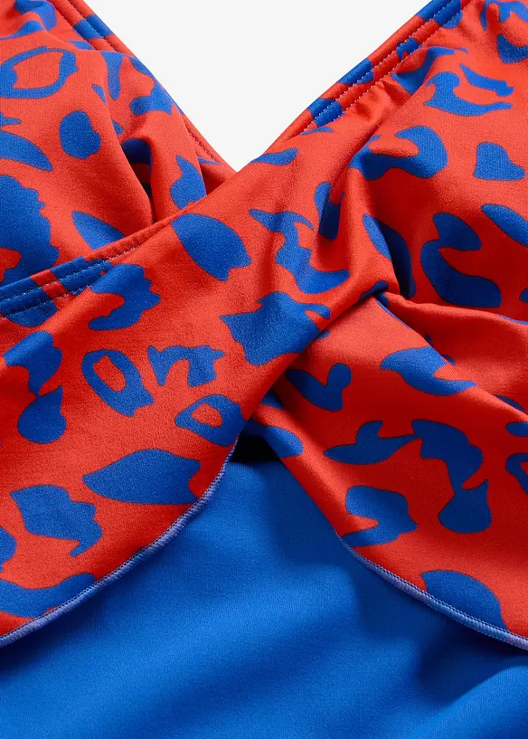 Costume intero con effetto incrociato, bonprix
