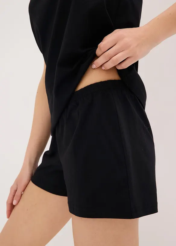 Pigiama estivo con pizzo raffinato, bonprix