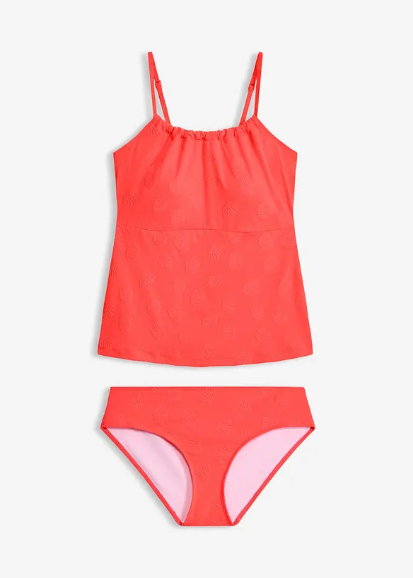 Tankini in tessuto a trama operata (set 2 pezzi), bonprix