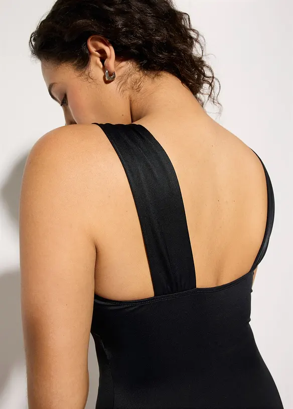 Costume intero con stella marina ed effetto modellante medio, bonprix