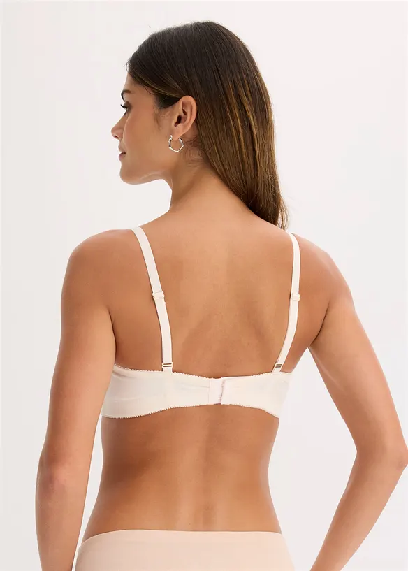 Reggiseno allattamento senza ferretto con pizzo (pacco da 2), bonprix