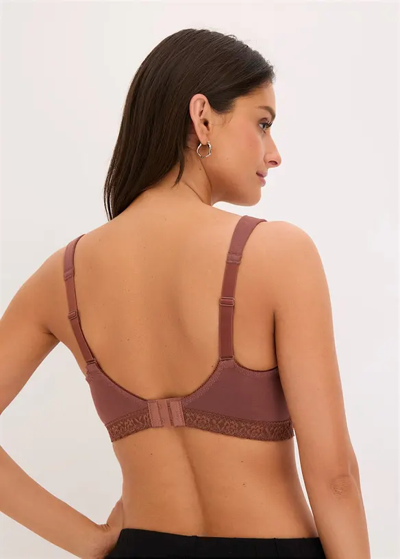 Reggiseno allattamento senza ferretto con cotone biologico (pacco da 2), bonprix