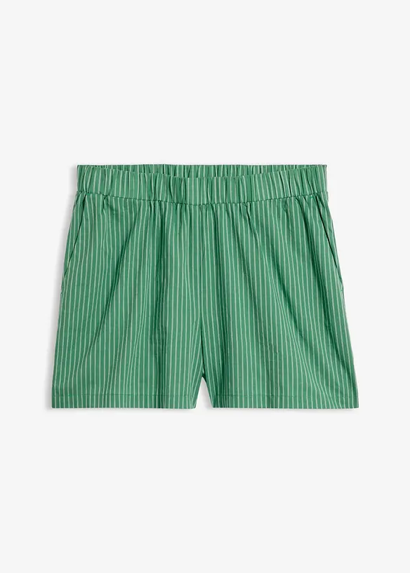 Shorts con elastico in vita in puro cotone biologico, bonprix