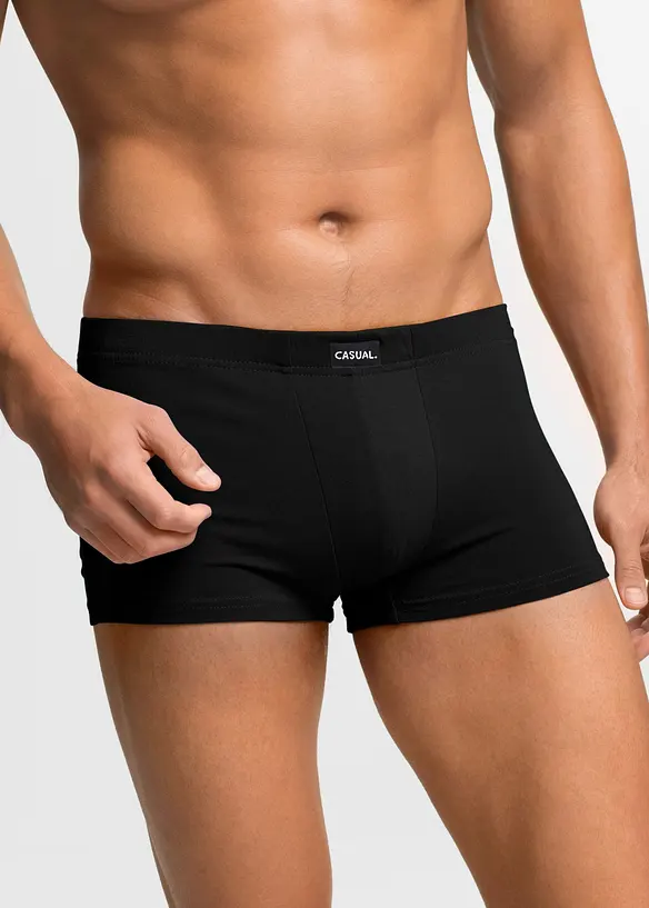 Boxer aderenti con cotone morbido (pacco da 3), bonprix