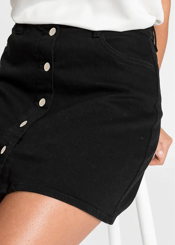 Gonna di jeans elasticizzata, bonprix