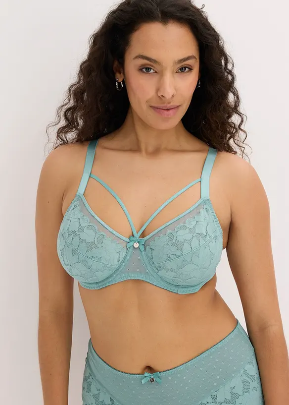 Reggiseno minimizer con pizzo delicato, bonprix