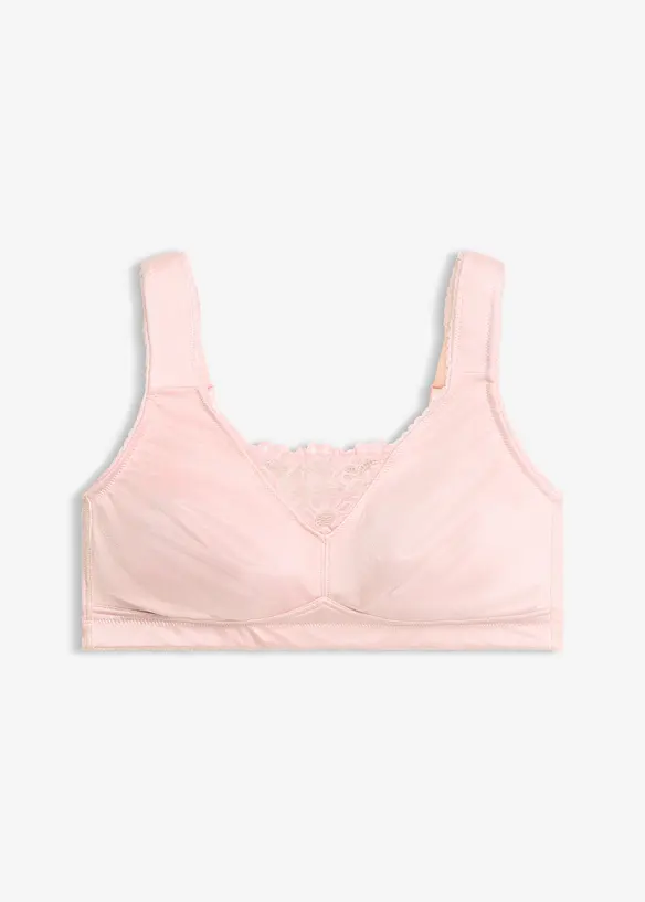 Reggiseno contenitivo senza ferretto con spalline imbottite, bonprix