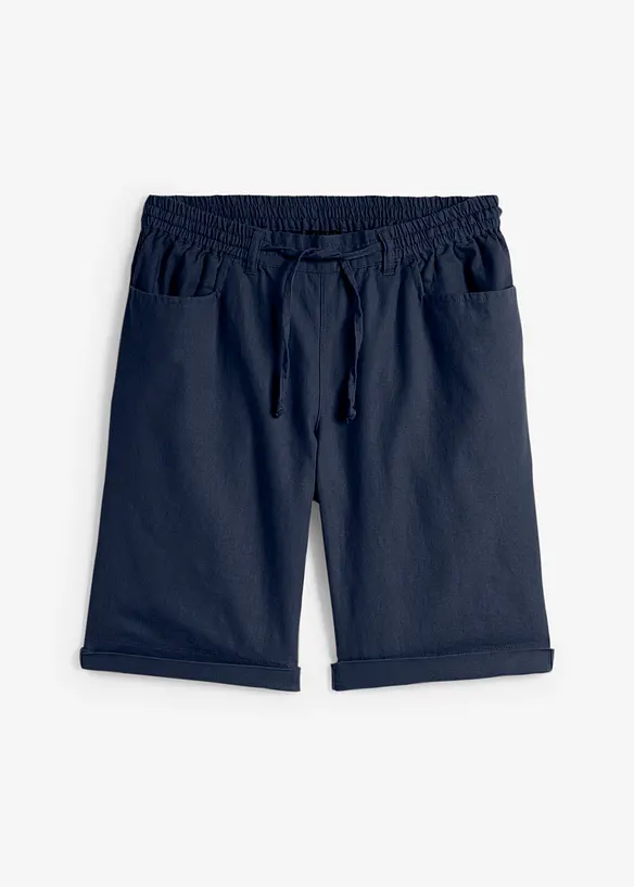 Bermuda in misto lino, bonprix