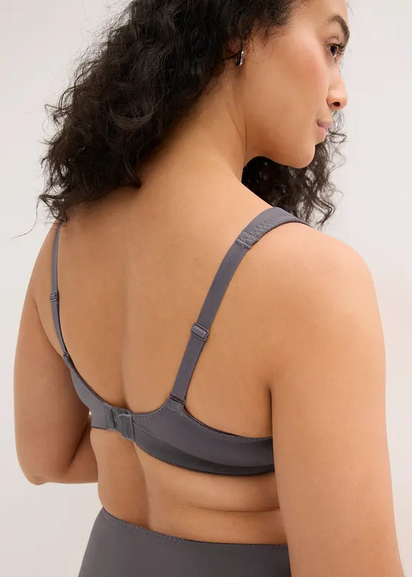 Reggiseno contenitivo senza ferretto con spalline imbottite, bonprix