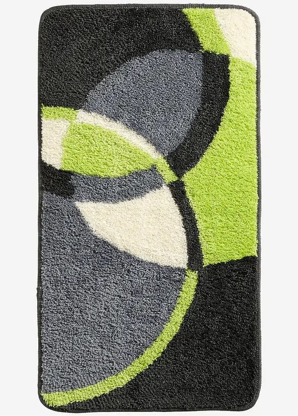 Tappeto da bagno con motivi circolari, bonprix