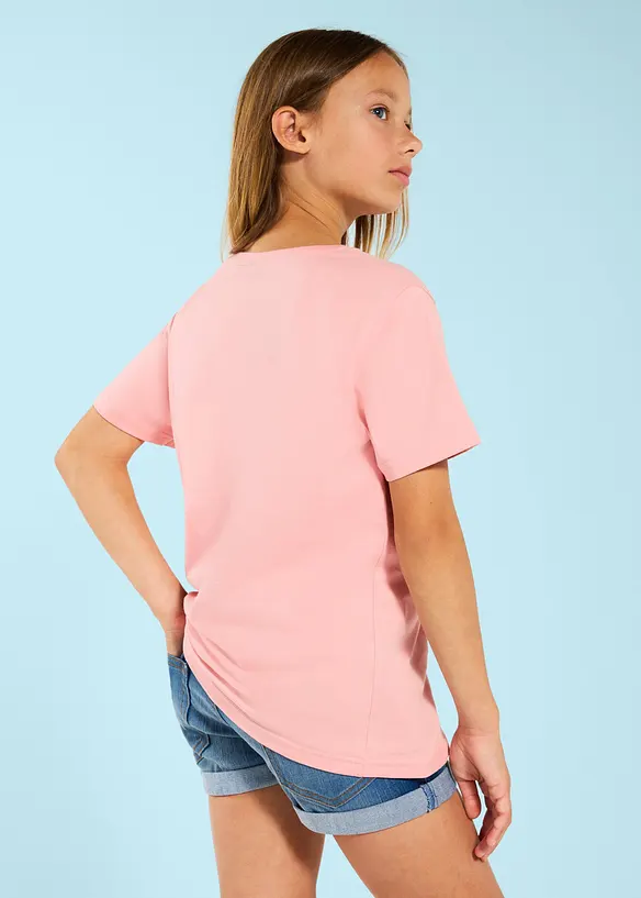 T-shirt in puro cotone biologico (pacco da 3), bonprix