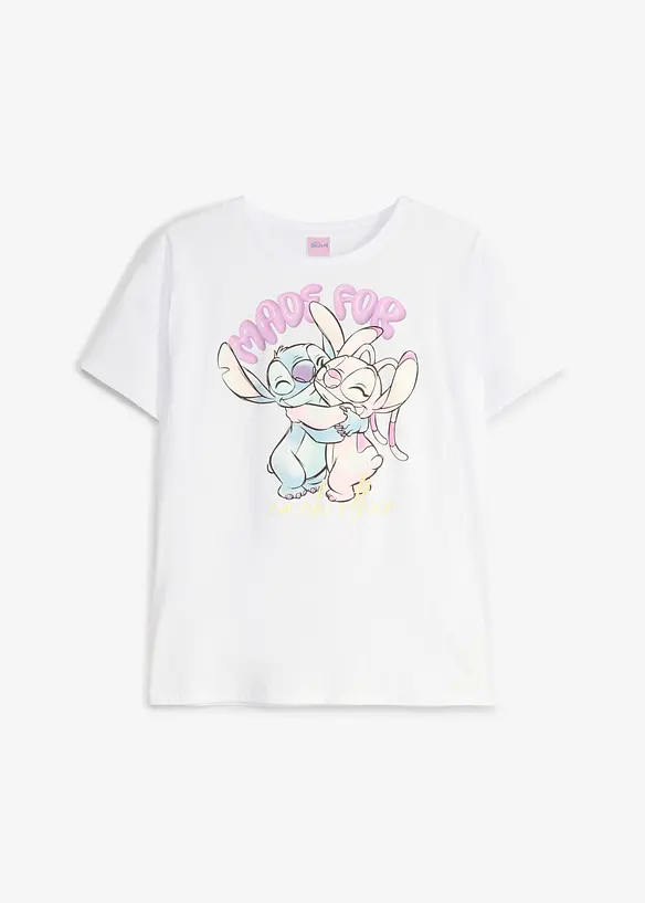 Maglia Disney in puro cotone con Stitch, Lilo & Stitch