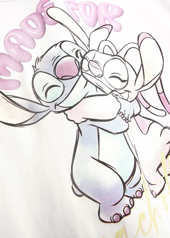 Maglia Disney in puro cotone con Stitch, Lilo & Stitch