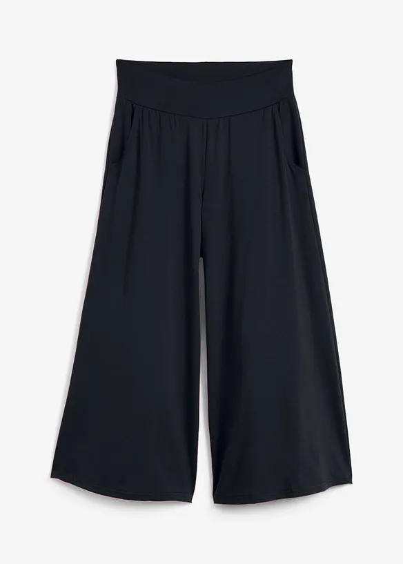 Pantaloni culotte loungewear con gambe larghe, bonprix