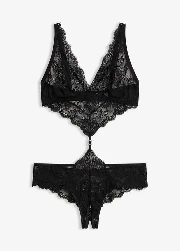 Body con perizoma ouvert, bonprix