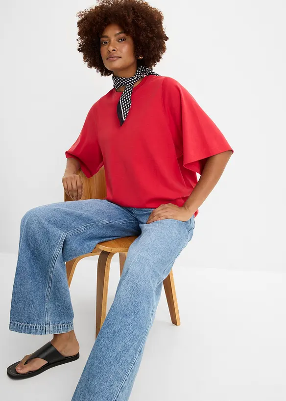 Maxi maglia in puro cotone biologico, bonprix