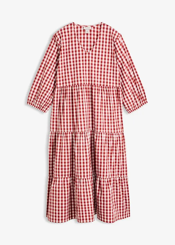 Abito tunica in misto cotone compatto, bonprix
