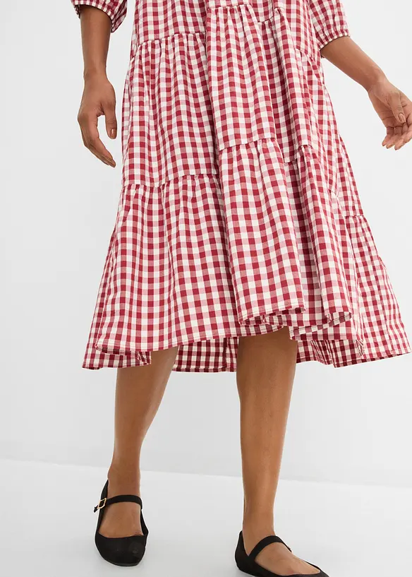 Abito tunica in misto cotone compatto, bonprix