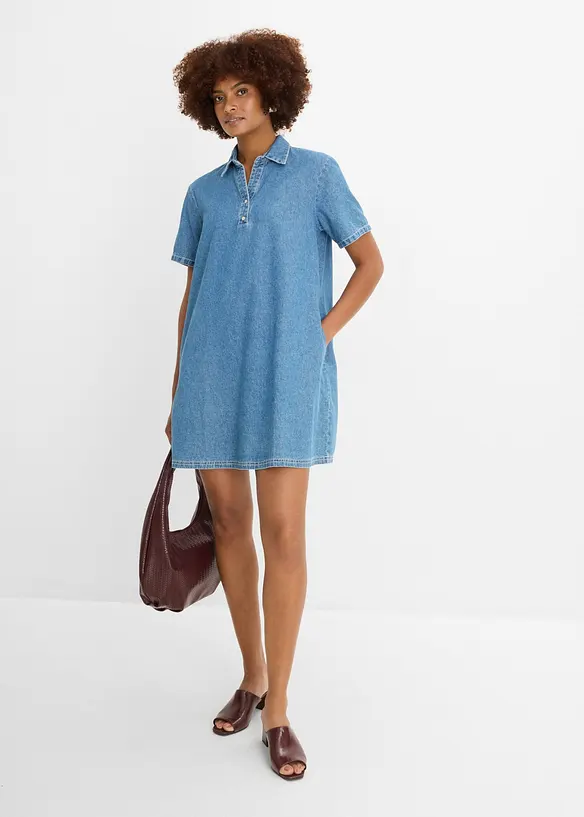 Abito in jeans di cotone biologico, bonprix