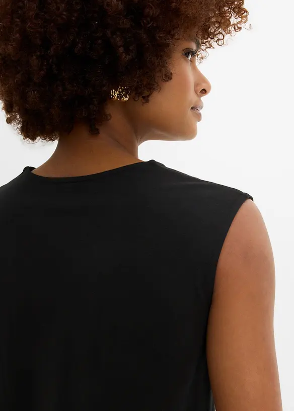 Maglia con scollo a V in puro cotone biologico, bonprix