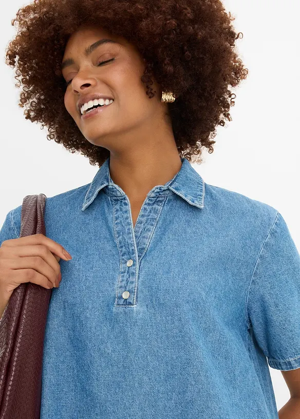 Abito in jeans di cotone biologico, bonprix