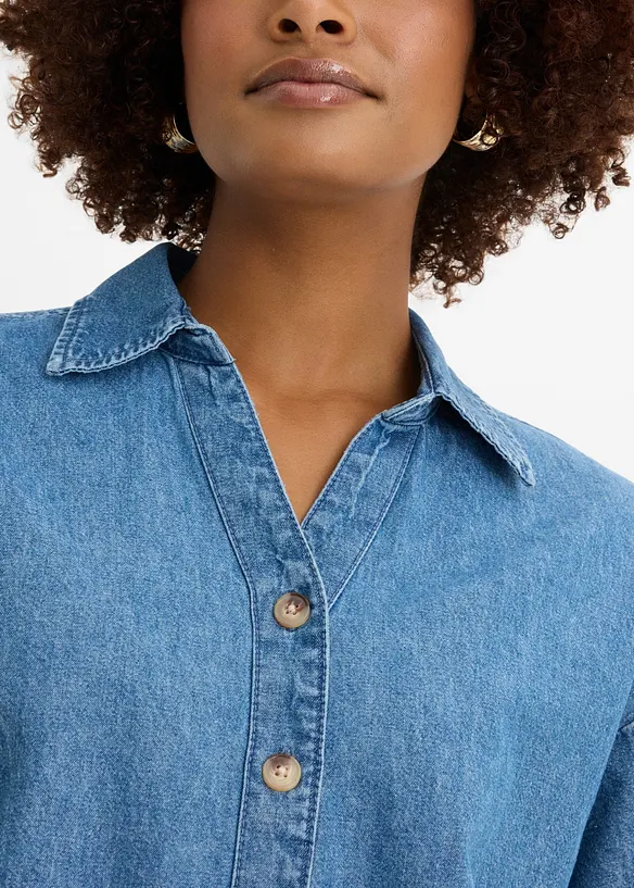 Camicetta in jeans di cotone biologico, bonprix