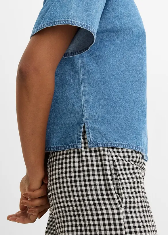 Camicetta in jeans di cotone biologico, bonprix