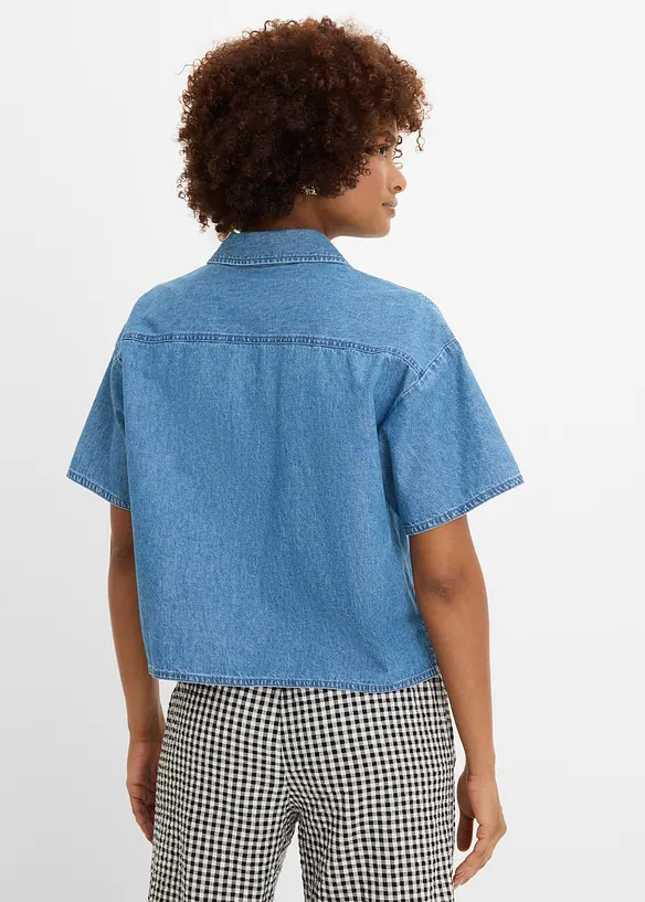 Camicetta in jeans di cotone biologico, bonprix