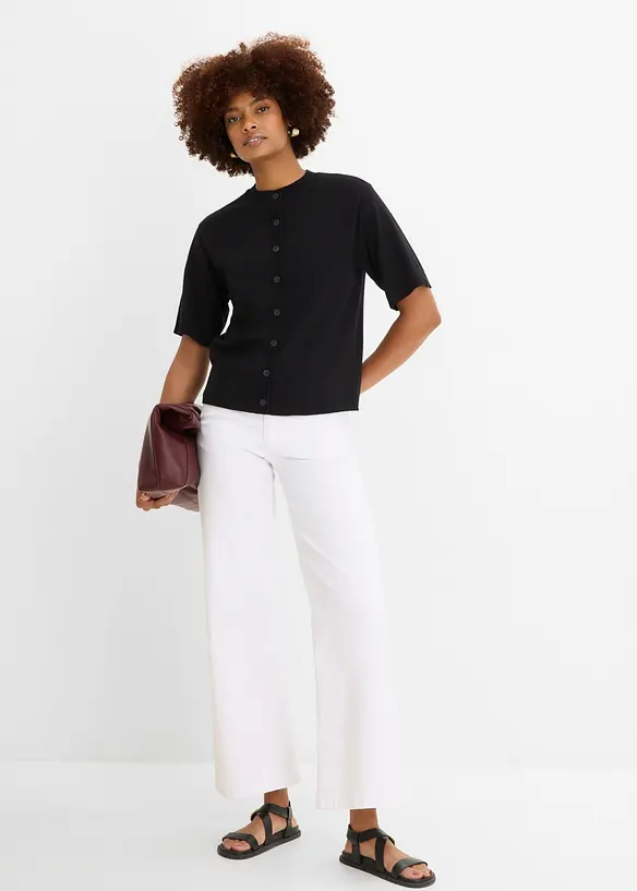 Cardigan in filato fine, bonprix