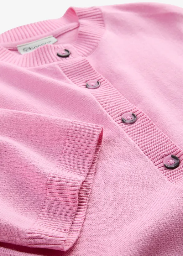 Cardigan in filato fine, bonprix