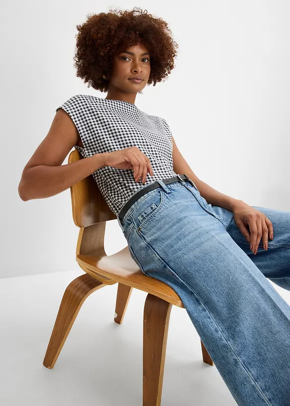 Maxi maglia in puro cotone biologico pesante, bonprix