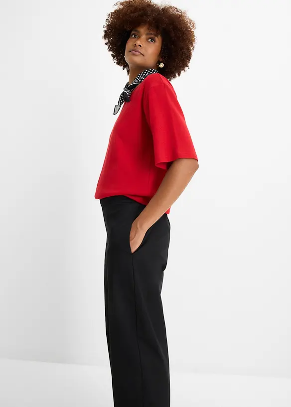 Pantaloni barrel in cotone, bonprix
