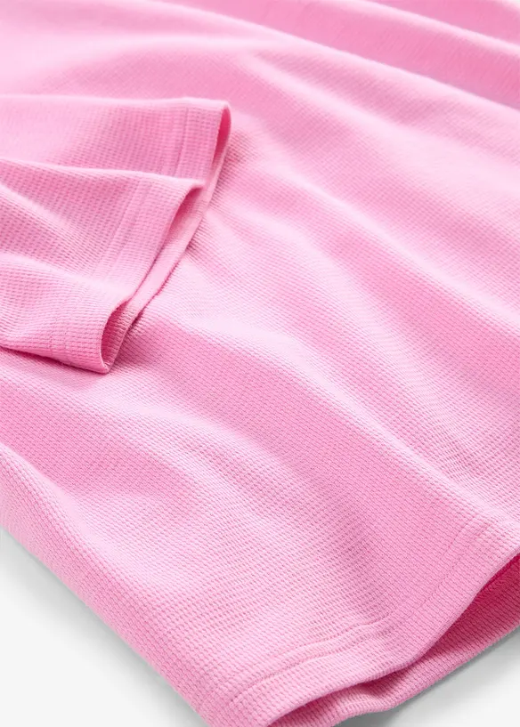 Maglia in cotone biologico effetto waffle, bonprix