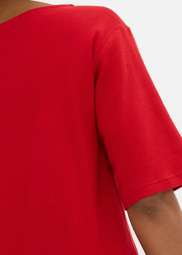 Maglia in cotone biologico effetto waffle, bonprix