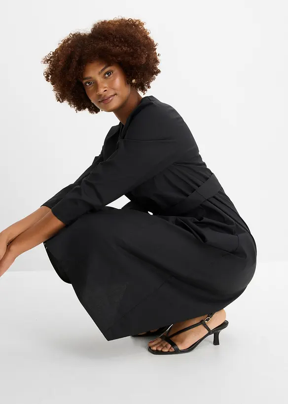 Abito svasato in cotone, bonprix