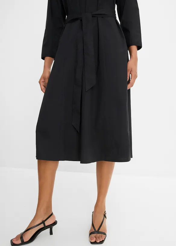 Abito svasato in cotone, bonprix