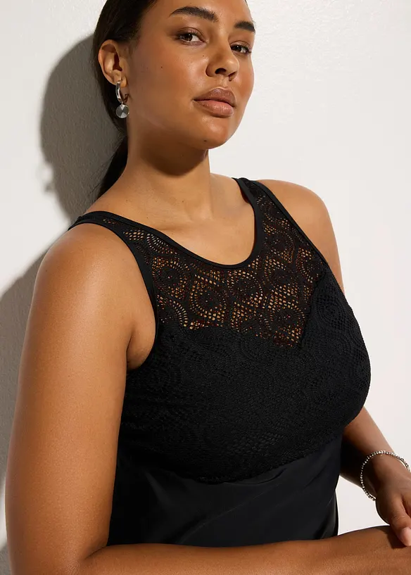 Tankini con pizzo (set 2 pezzi), bonprix