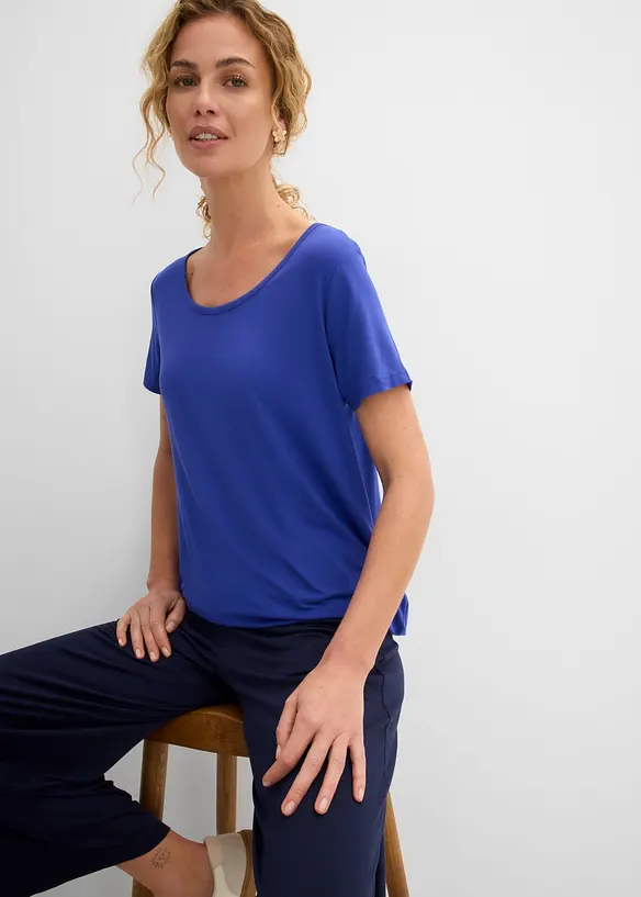 Maglia lunga in viscosa morbida, bonprix