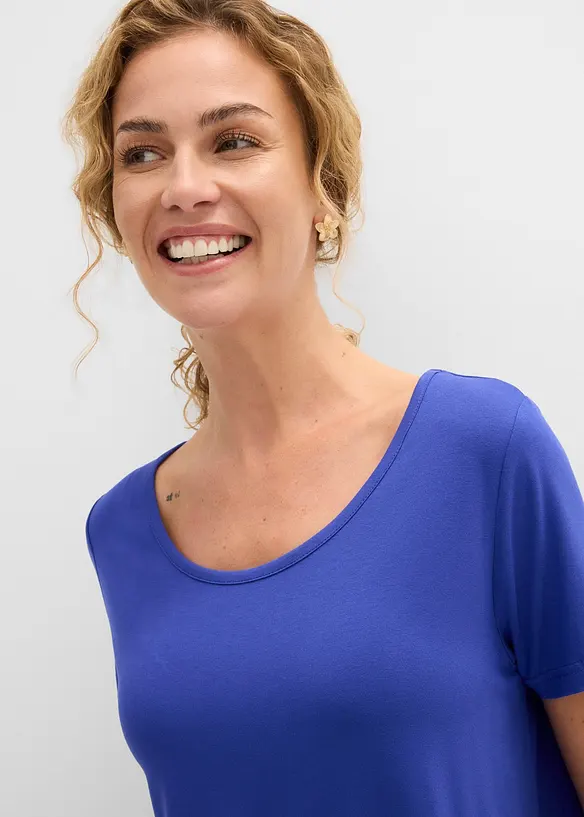 Maglia lunga in viscosa morbida, bonprix