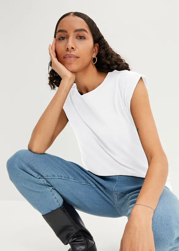 T-shirt in puro cotone, bonprix