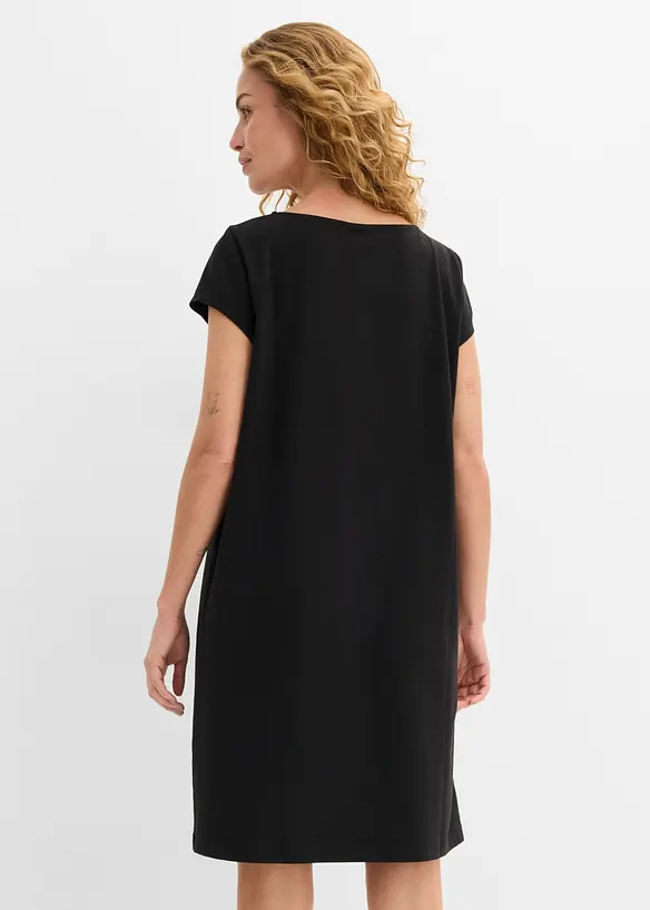 Abito in maglina di misto cotone elasticizzato, bonprix