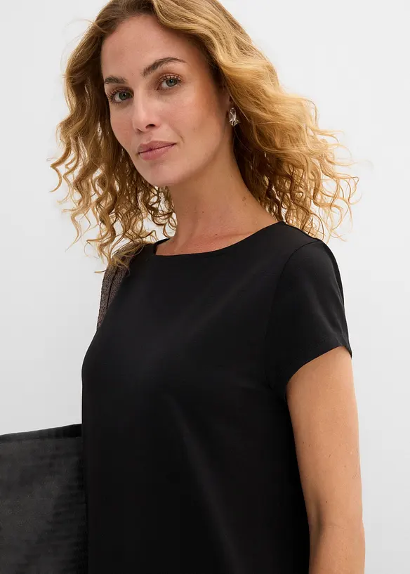 Abito in maglina di misto cotone elasticizzato, bonprix