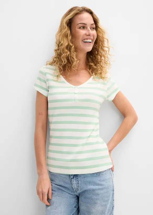 T-shirt in puro cotone biologico (pacco da 2), bonprix