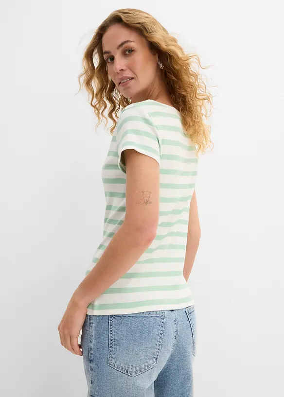 T-shirt in puro cotone biologico (pacco da 2), bonprix