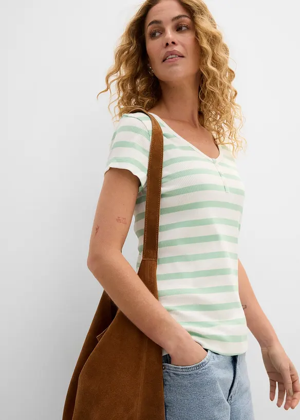 T-shirt in puro cotone biologico (pacco da 2), bonprix